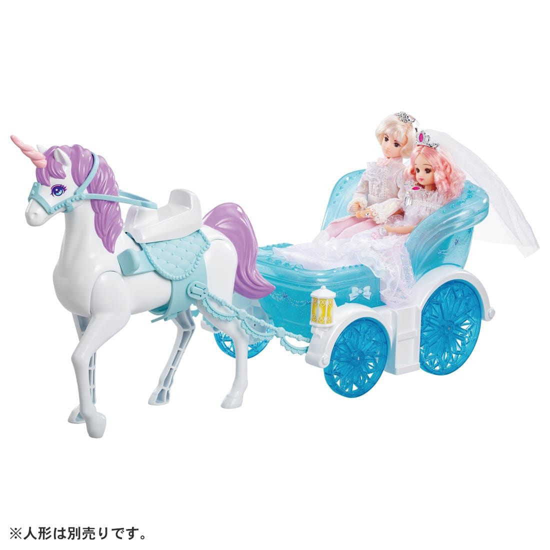 Takara Tomy Licca Doll Dreaming Princess Adoring Royal Carriage