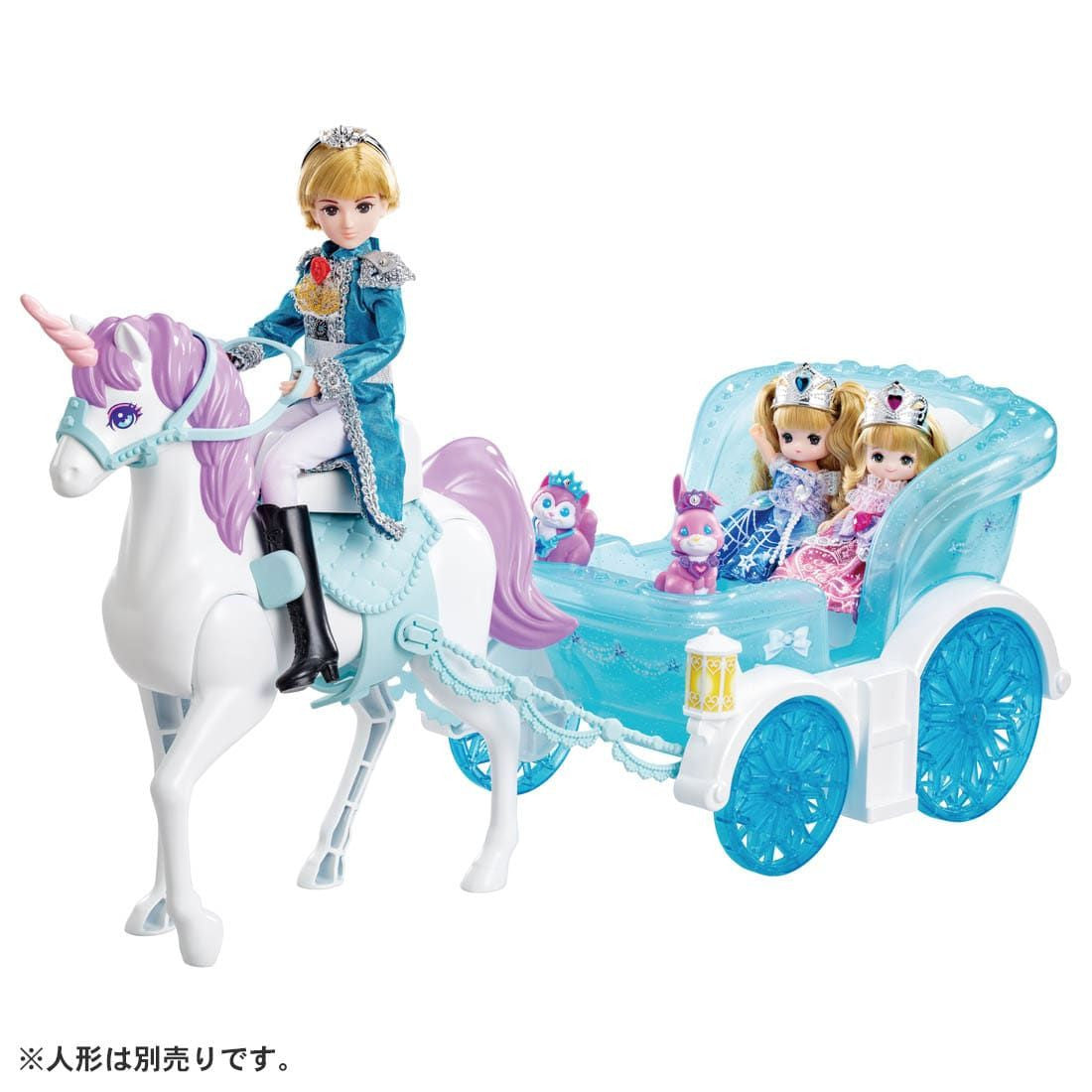 Takara Tomy Licca Doll Dreaming Princess Adoring Royal Carriage
