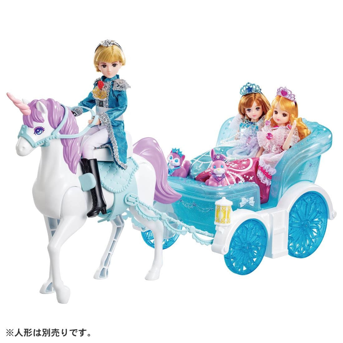 Takara Tomy Licca Doll Dreaming Princess Adoring Royal Carriage