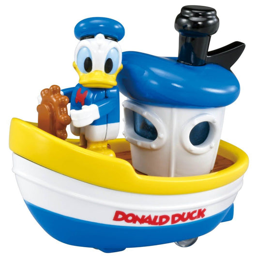  Takara Tomy Dream Tomica Ride On Disney Donald Duck & Steamboat