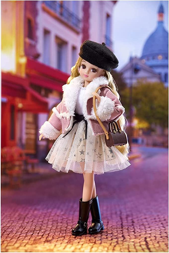 Takara Tomy Licca Doll Shearling Mix Dress-up Doll
