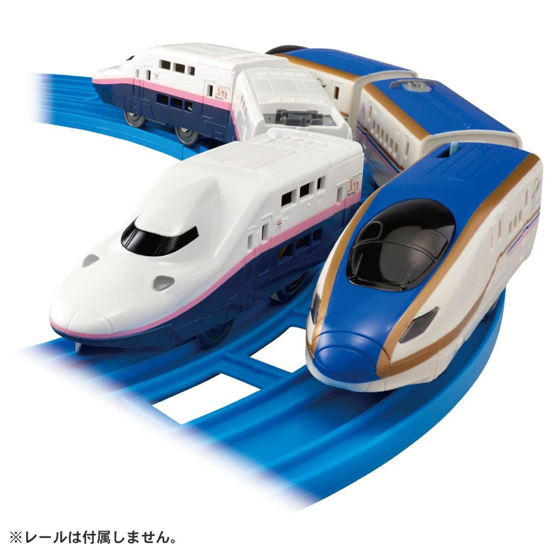 Takara Tomy Pla-Rail Goodbye E4 Series Shinkansen & E7 Series Joetsu Shinkansen (Crested Ibis Color Specifications)