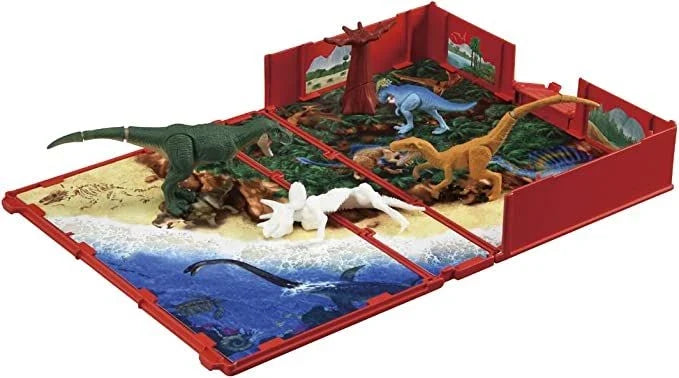 Takara Tomy Ania Picture Book Dinosaur Set