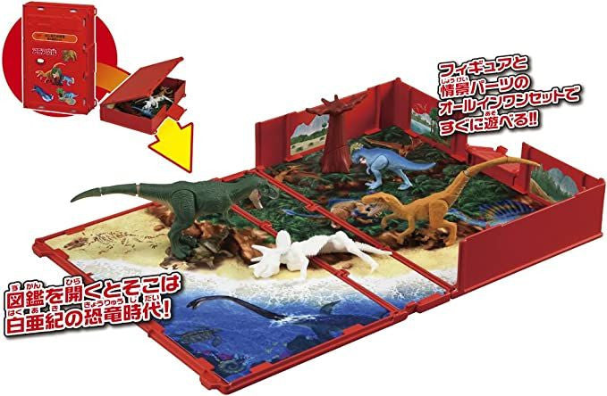 Takara Tomy Ania Picture Book Dinosaur Set