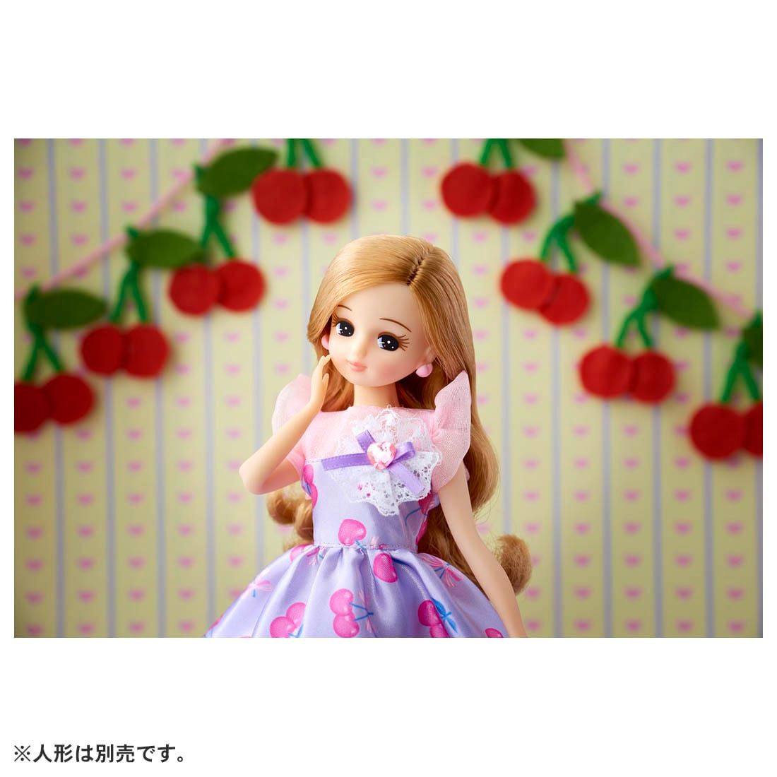 Takara Tomy LW-03 Licca Doll Sweet Cherry Outfit