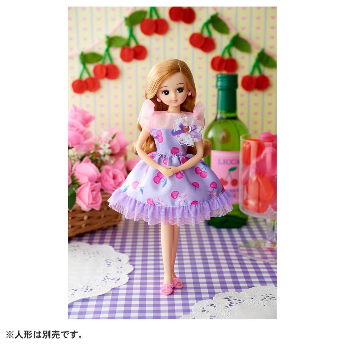 Takara Tomy LW-03 Licca Doll Sweet Cherry Outfit