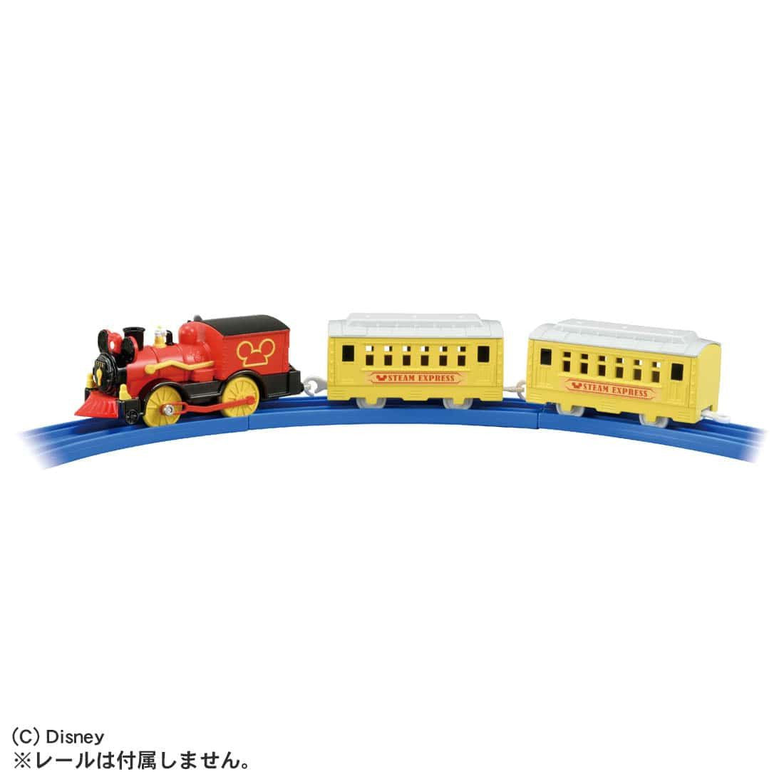 Takara Tomy Pla-Rail Mickey Mouse Puffing Tank Engine Train