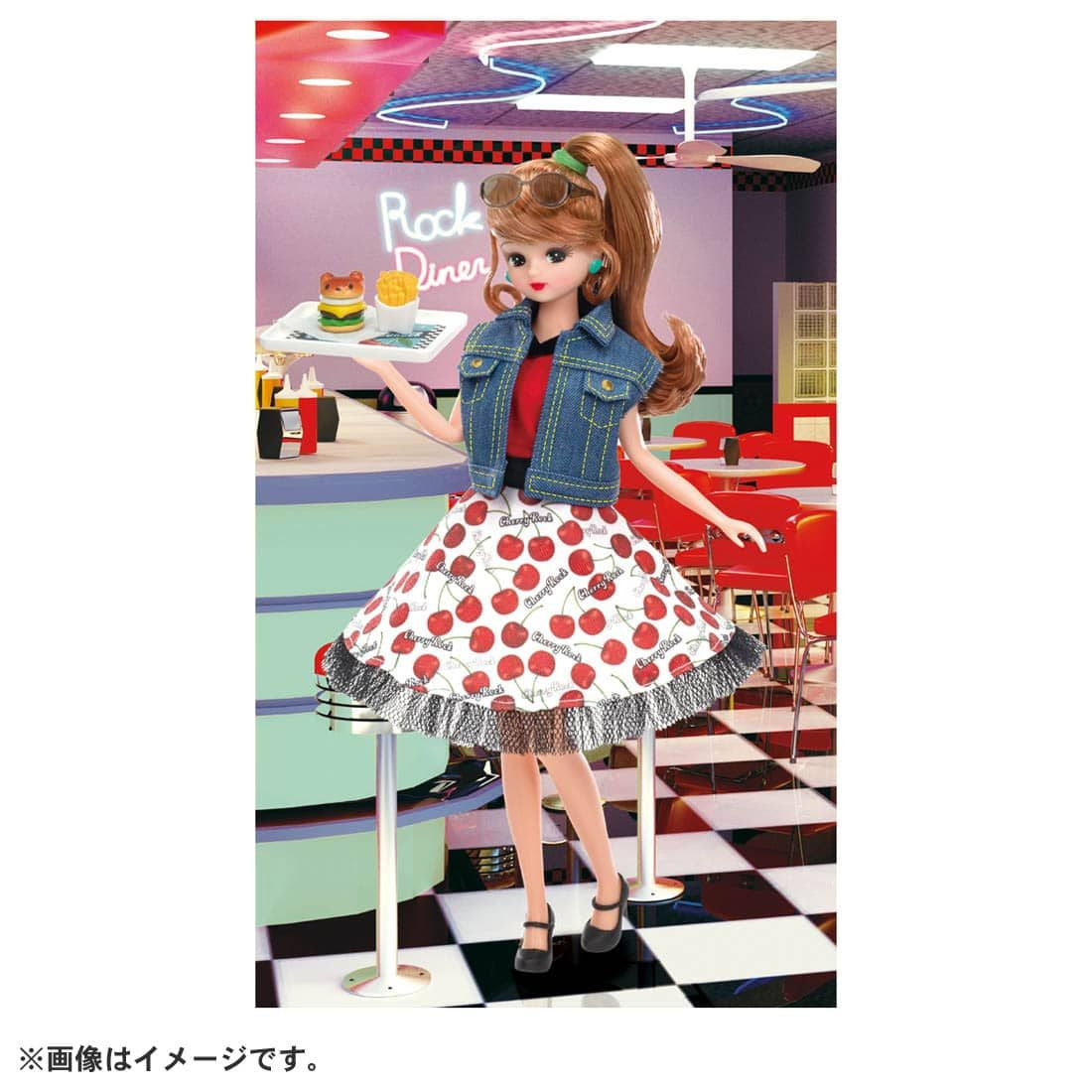 Takara Tomy Licca Doll #Licca #Rockabilly Cherry