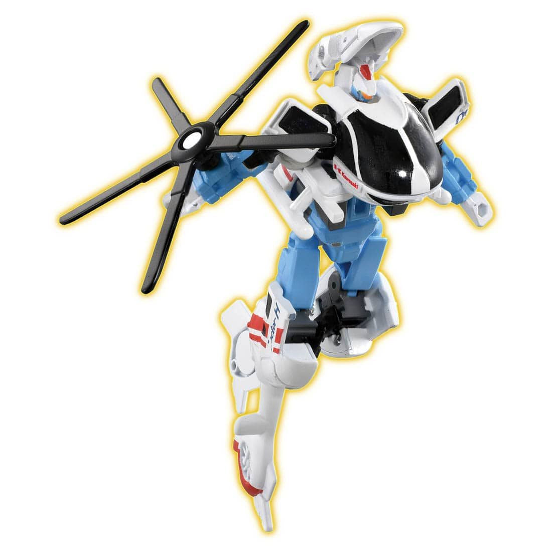 Takara Tomy Tomica Job Labor Medi Braver Kawasaki Heavy Industries BK117 D-3 Doctor Helicopter