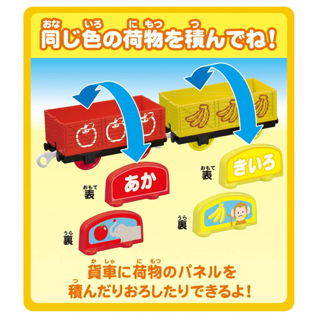 Takara Tomy Pla-Rail Thomas & Friends Thomas And Colorful Wagons