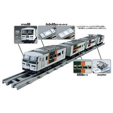 Takara Tomy Pla-Rail Real Class Series 185 Limited Express Train (Odoriko, Shonan Block Colors)