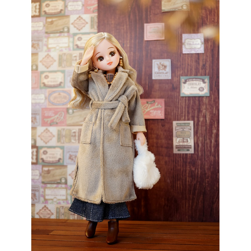 Takara Tomy Licca Dol Stylish Doll Collection Khaki Raffine Style