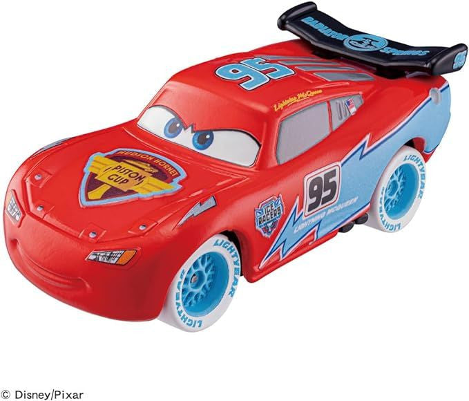 Takara Tomy Tomica Disney Cars C-24 Lightning McQueen (Ice Racing Type)
