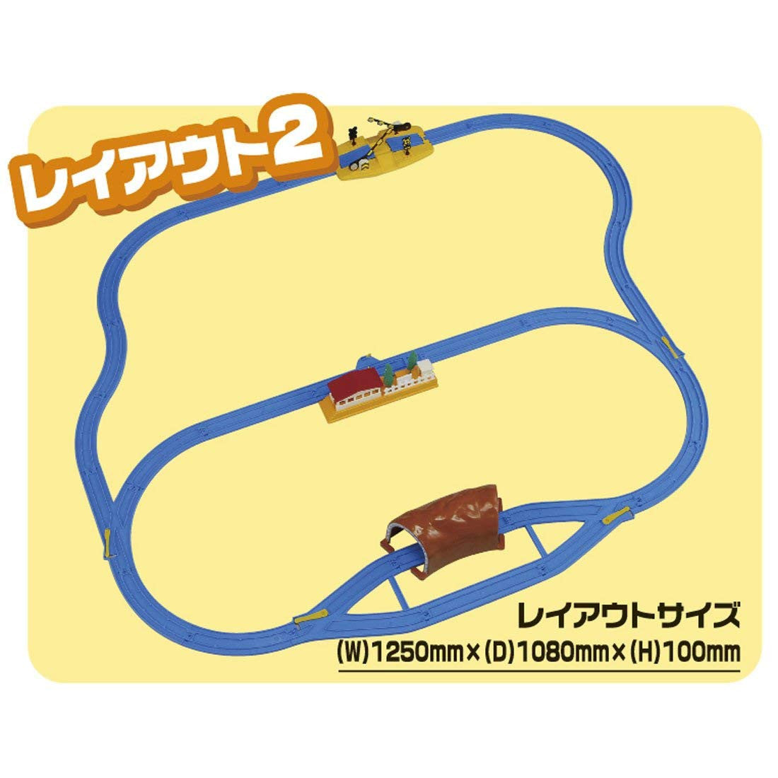 Takara Tomy Pla-Rail Plarail Basic Track Set (Starter Set)