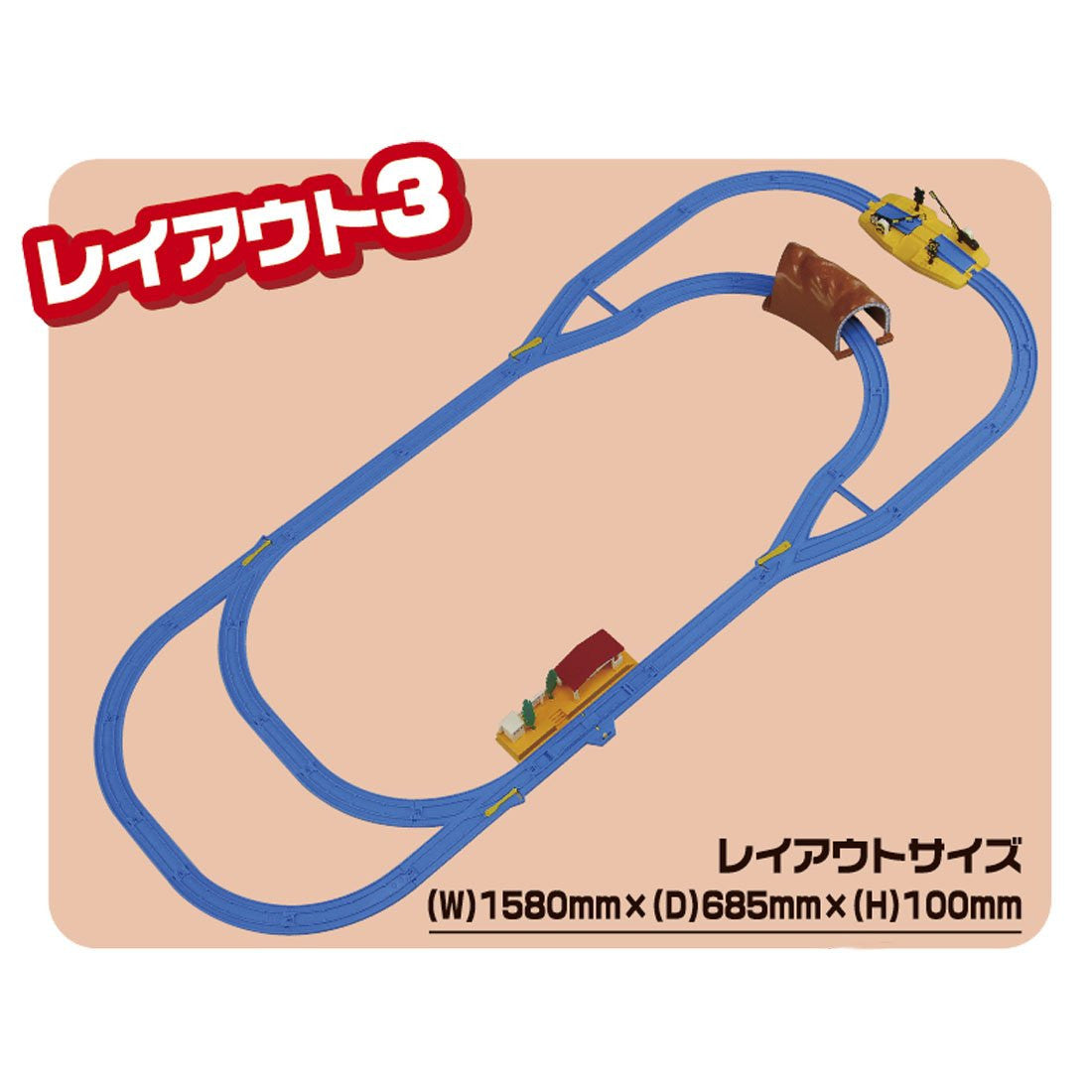 Takara Tomy Pla-Rail Plarail Basic Track Set (Starter Set)