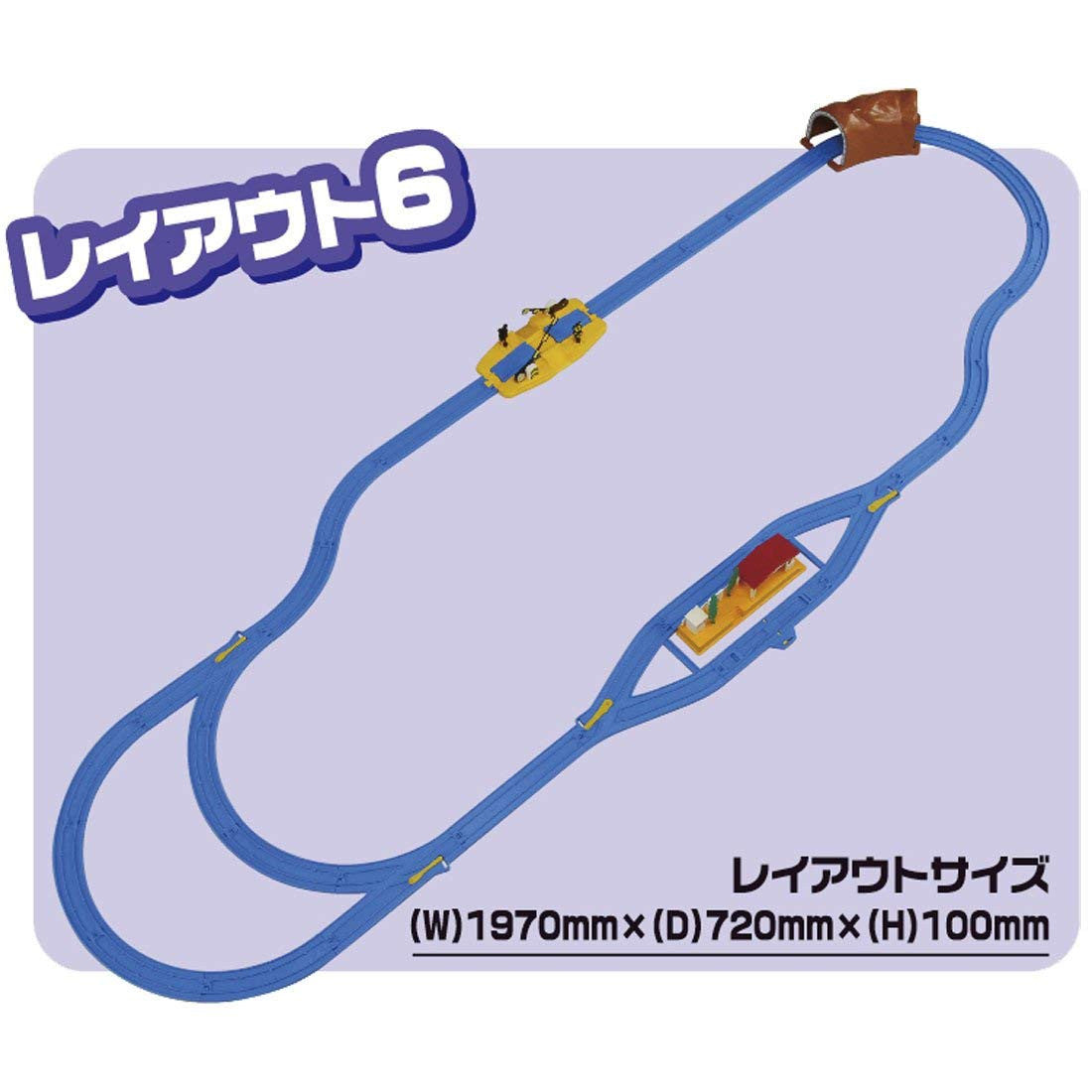 Takara Tomy Pla-Rail Plarail Basic Track Set (Starter Set)