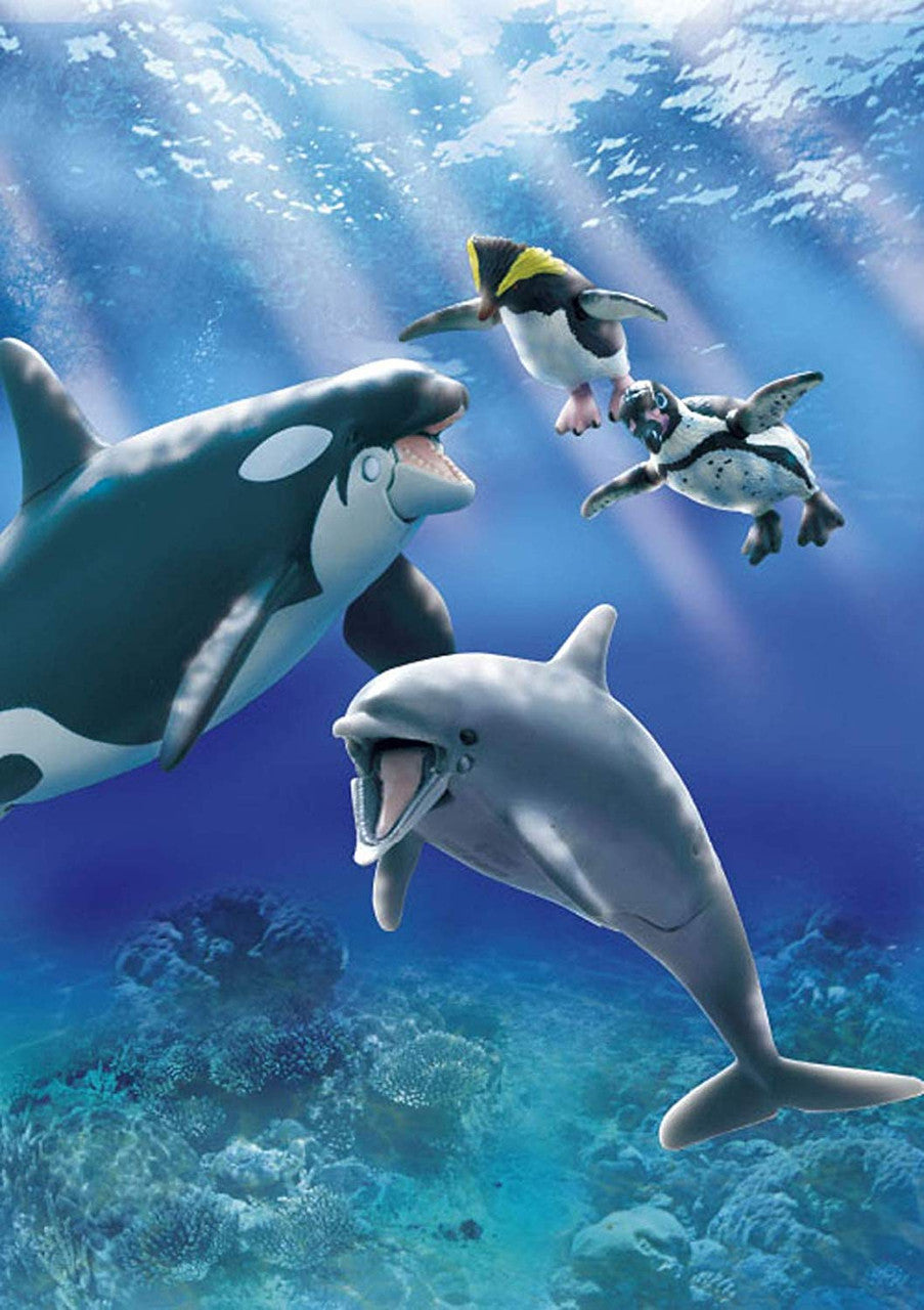 Takara Tomy Ania AA-02 Animal Adventure Aquarium's Popular Animals Gift Set