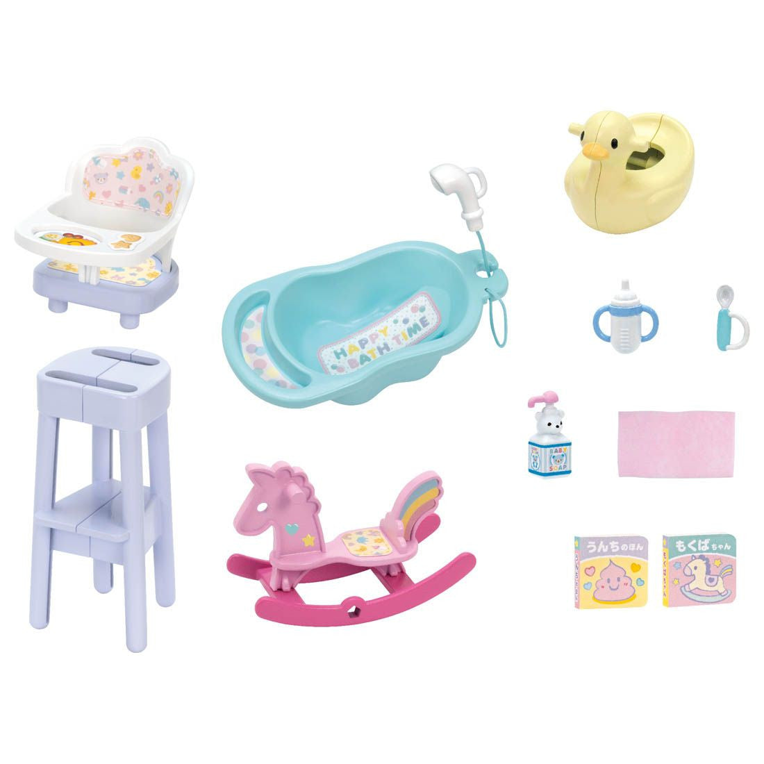 Takara Tomy Licca Doll Triplet Babies` Care Set