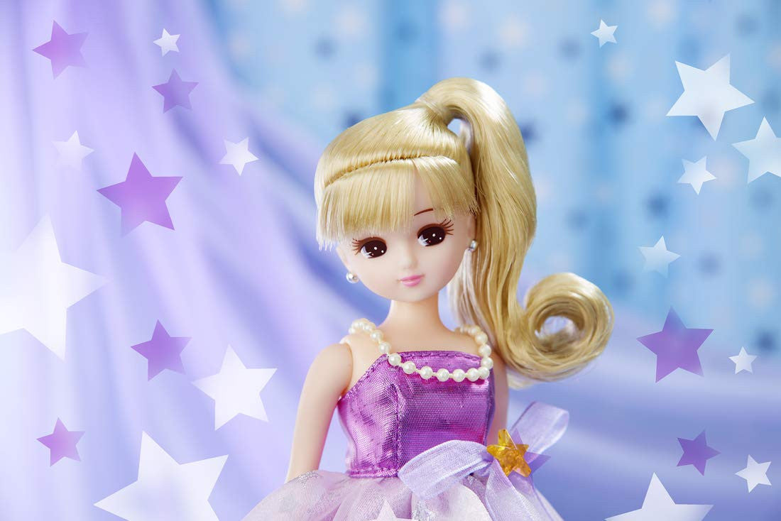 Takara Tomy LW-03 Licca-chan Purple Star Dress