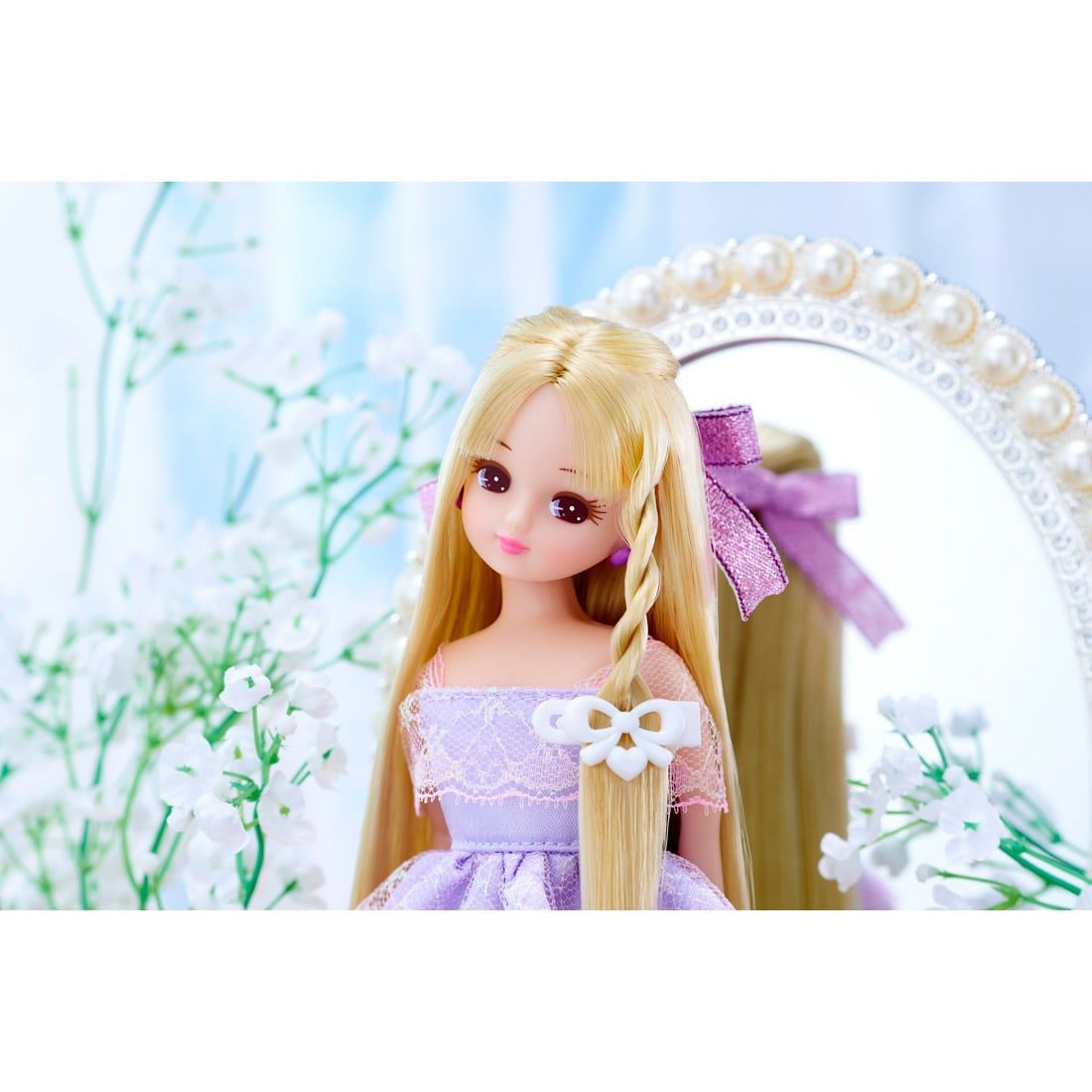 Takara Tomy Licca Doll Long Hair Stylish Set