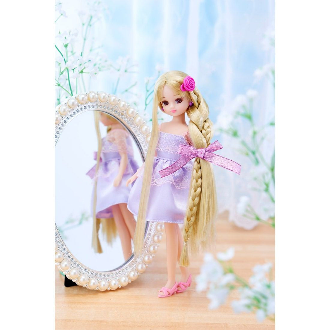 Takara Tomy Licca Doll Long Hair Stylish Set