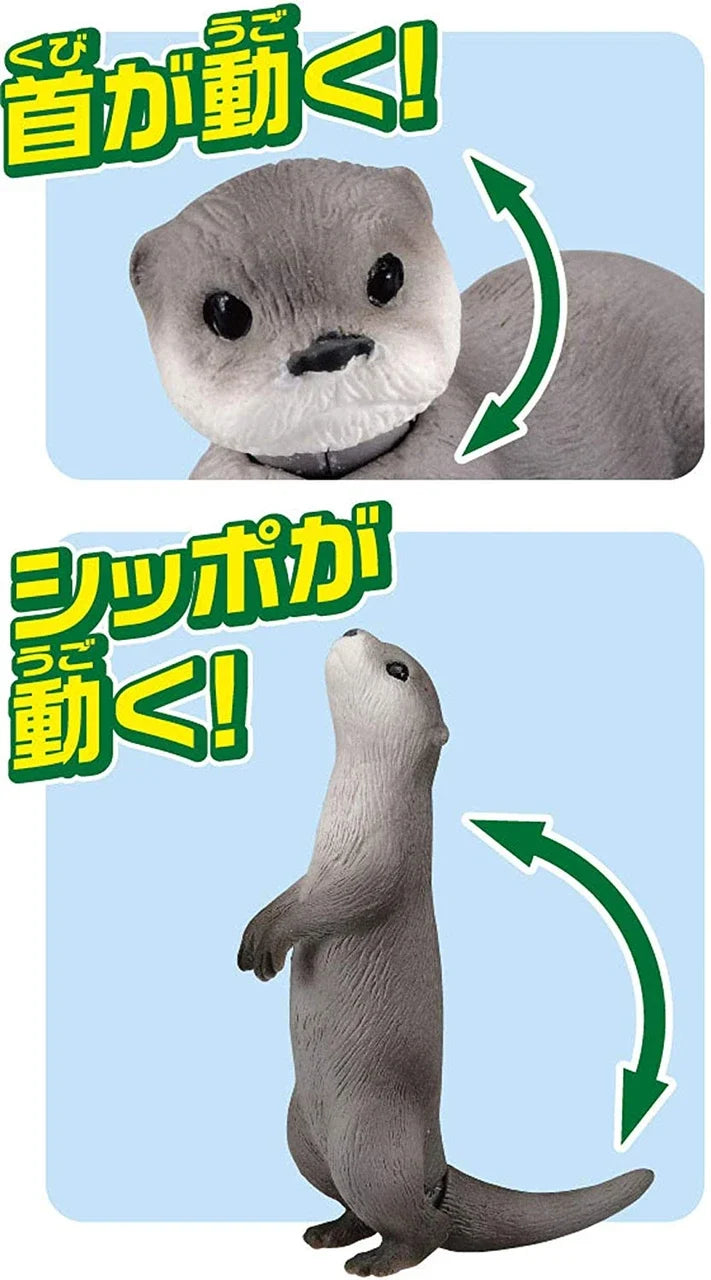 Takara Tomy Ania AS-15 Animal Adventure Eurasian Otter (Floating Version)