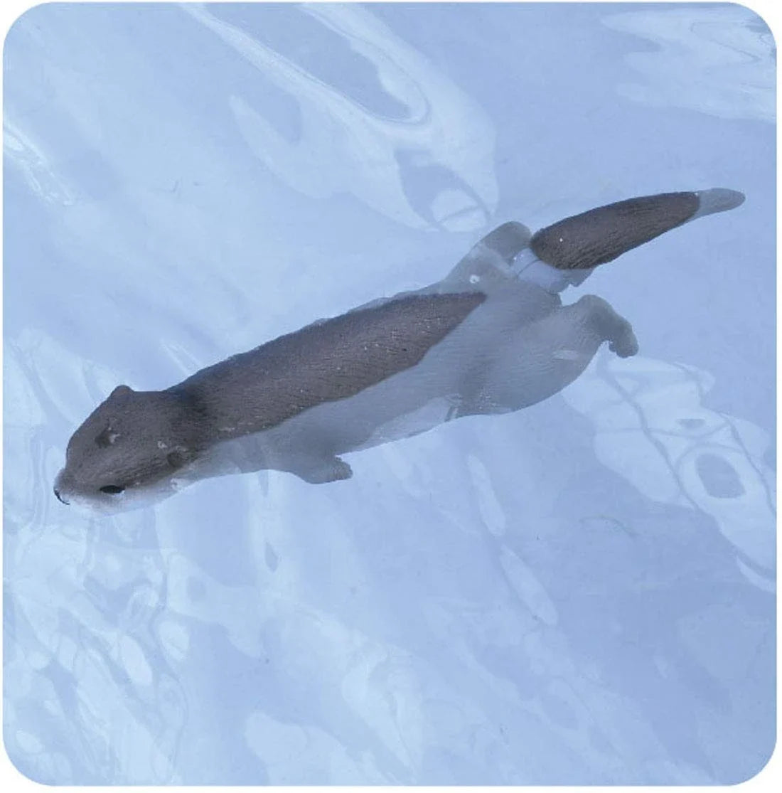 Takara Tomy Ania AS-15 Animal Adventure Eurasian Otter (Floating Version)