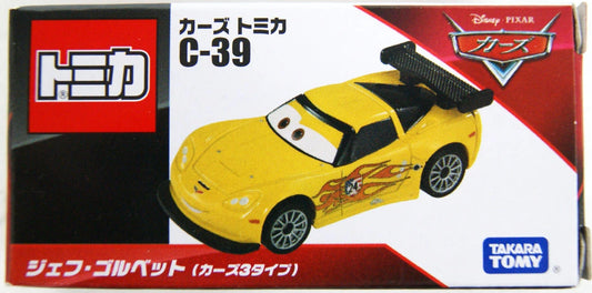  Takara Tomy Tomica C-39 Disney Cars Jeff Gorvette (Cars 3 Type)