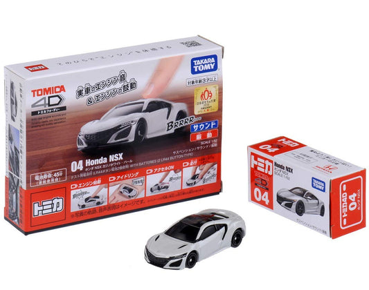  Takara Tomy Tomica 4D 04 Honda NSX Casino White Pearl