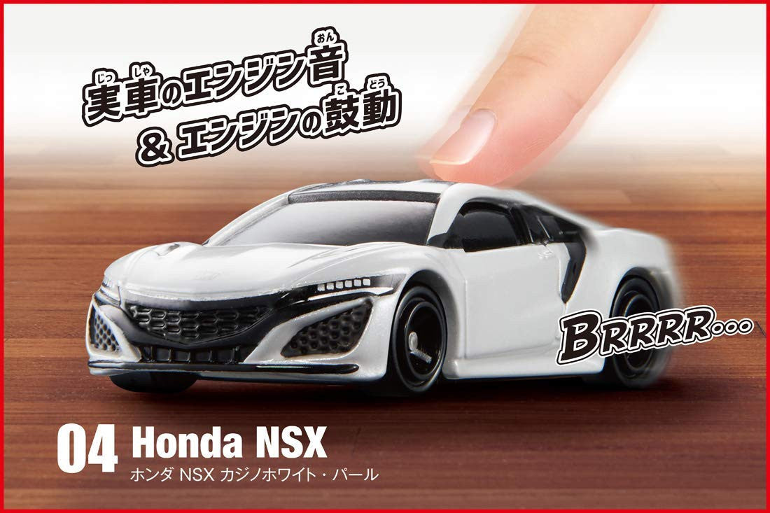 Takara Tomy Tomica 4D 04 Honda NSX Casino White Pearl