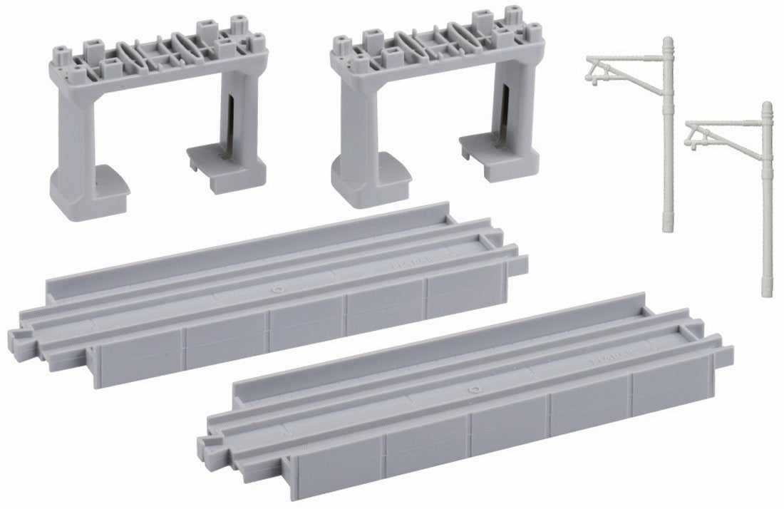 Takara Tomy Pla-Rail Plarail R-26 Overhead (High Level) Straight Track (2 Pcs)