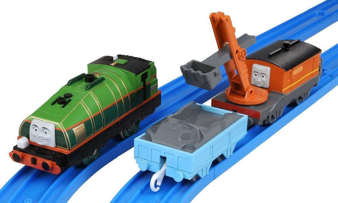 Takara Tomy Pla-Rail Plarail Thomas The Tank Engine Gator & Marion Train