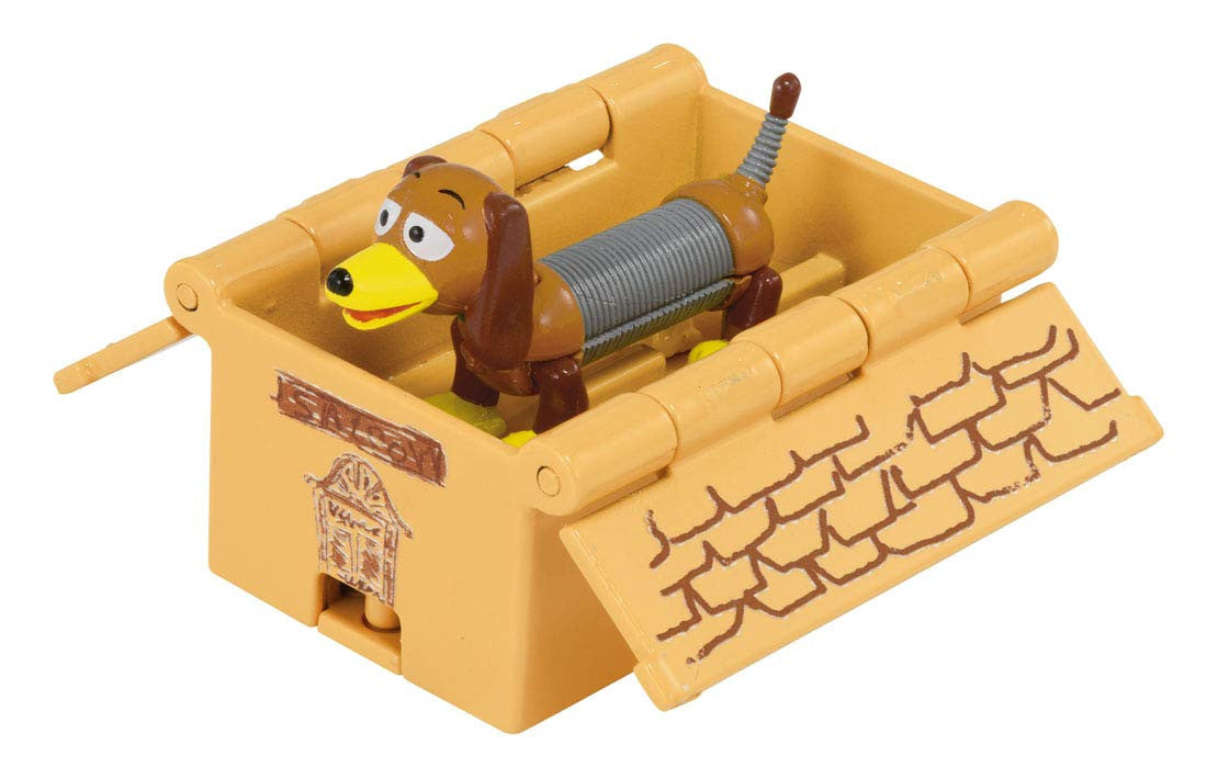 Tomy Dream Tomica TS-08 Toy Story Slinky Dog & Cardboard Toy Box 875000