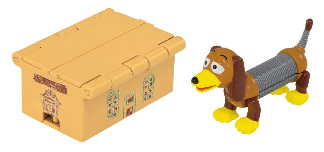 Tomy Dream Tomica TS-08 Toy Story Slinky Dog & Cardboard Toy Box 875000