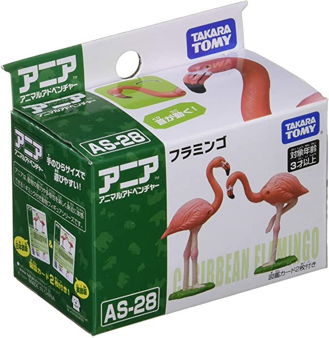 Takara Tomy AS-28 Animal Adventure Flamingo Figure