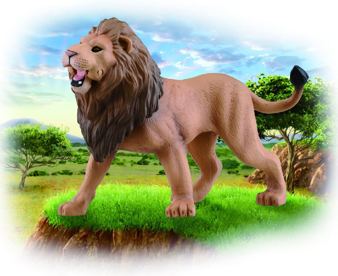Takara Tomy AS-29 Animal Adventure Lion Figure (Wild Version)