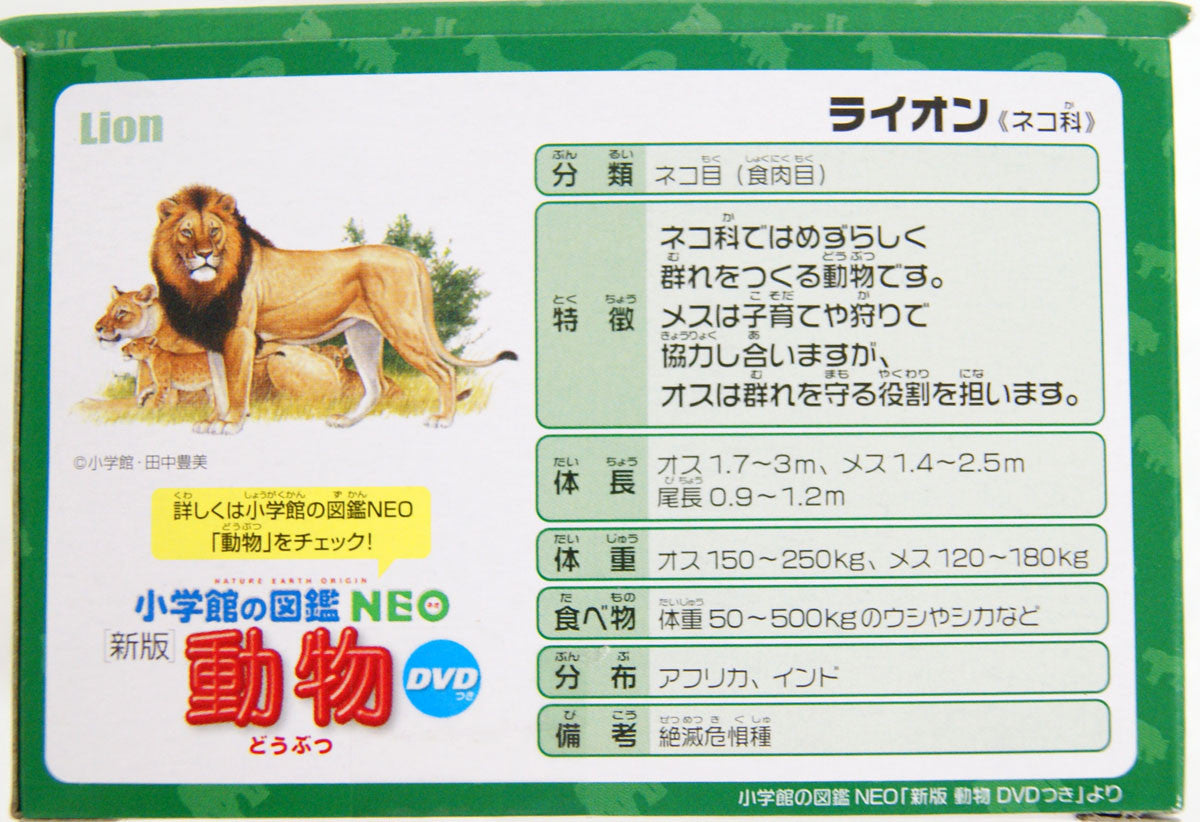 Takara Tomy AS-29 Animal Adventure Lion Figure (Wild Version)