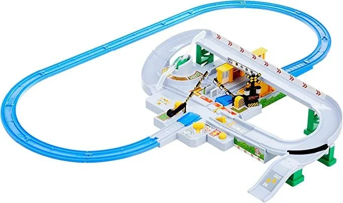 Takara Tomy Pla-rail Let's Play With Tomica! Kankan Railway Crossing Set