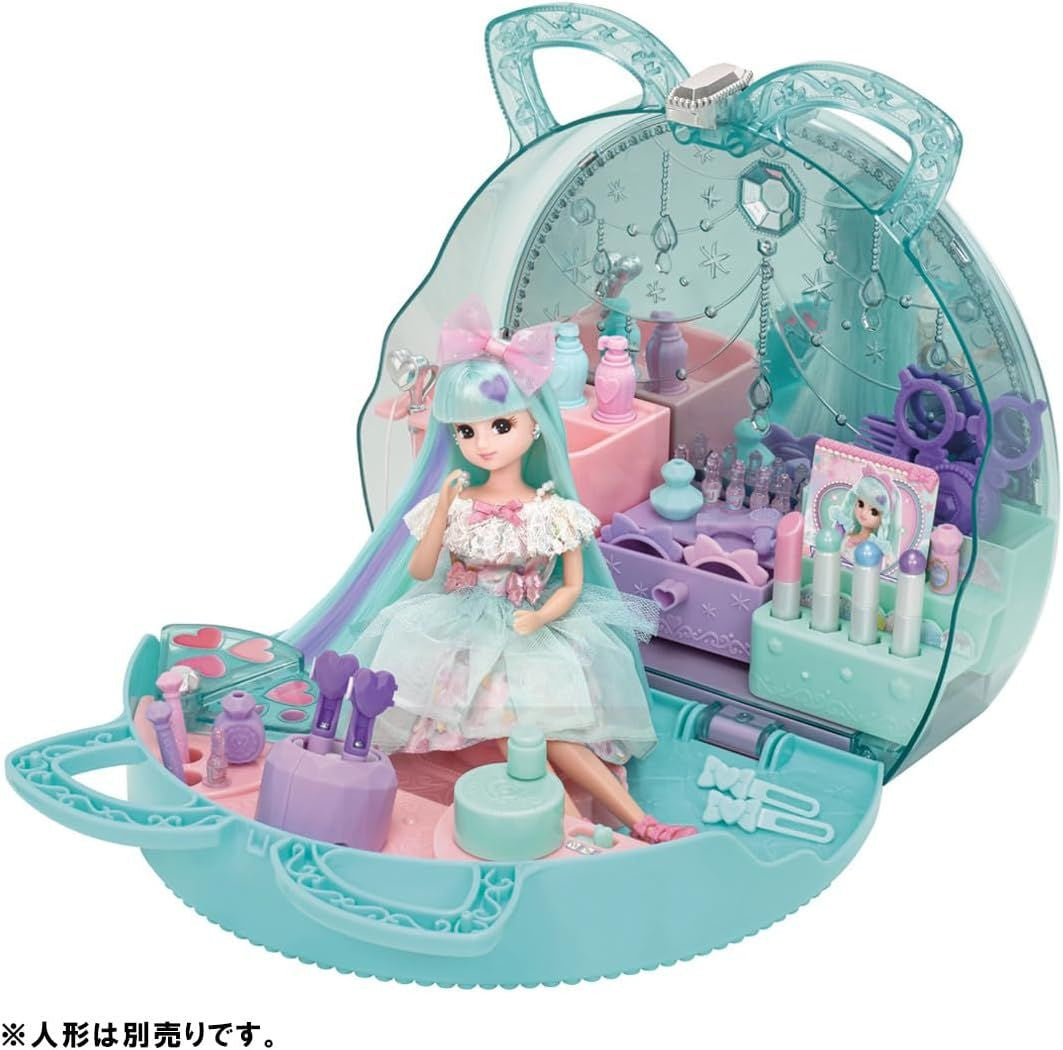 Takara Tomy Licca Doll #Licca #Gelato Hair & Makeup Bag #Dress Up