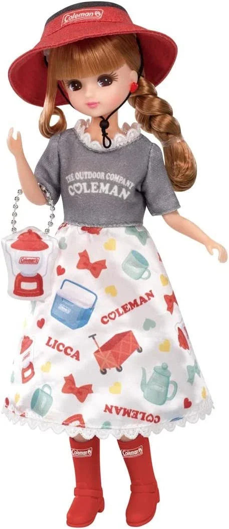 Takara Tomy Licca Doll X Coleman Camping Dress