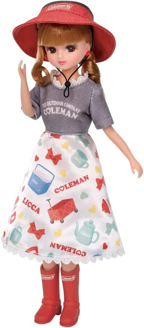 Takara Tomy Licca Doll X Coleman Camping Dress