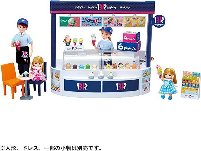 Takara Tomy Licca Doll Baskin Robbins Shop