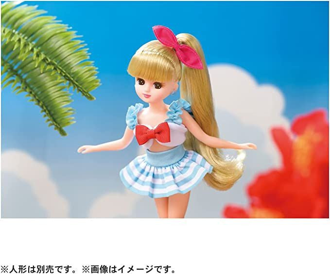 Takara Tomy Licca Doll Marin Dress & Sailor Swimsuit Set