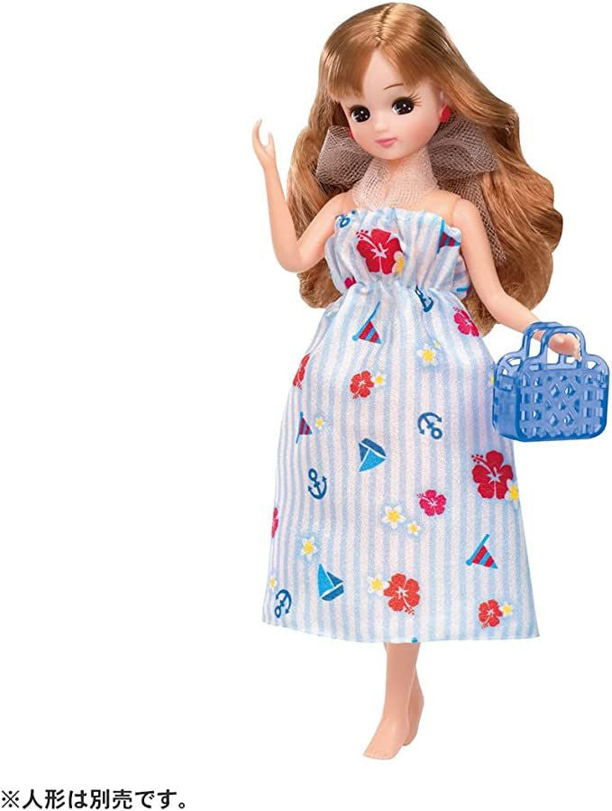Takara Tomy Licca Doll Marin Dress & Sailor Swimsuit Set