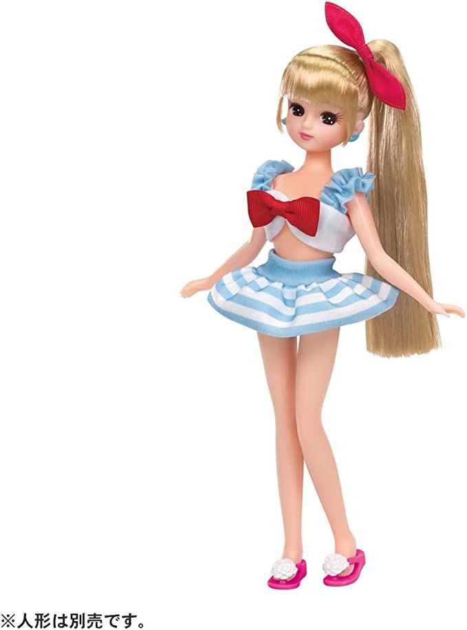 Takara Tomy Licca Doll Marin Dress & Sailor Swimsuit Set