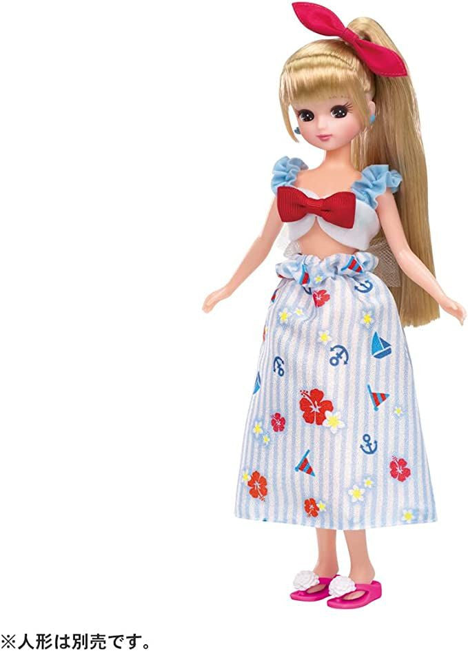 Takara Tomy Licca Doll Marin Dress & Sailor Swimsuit Set