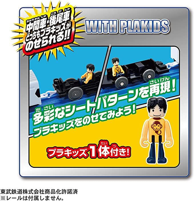  Takara Tomy Pla-Rail S-36 Tobu 'Spacia' X Train Toy