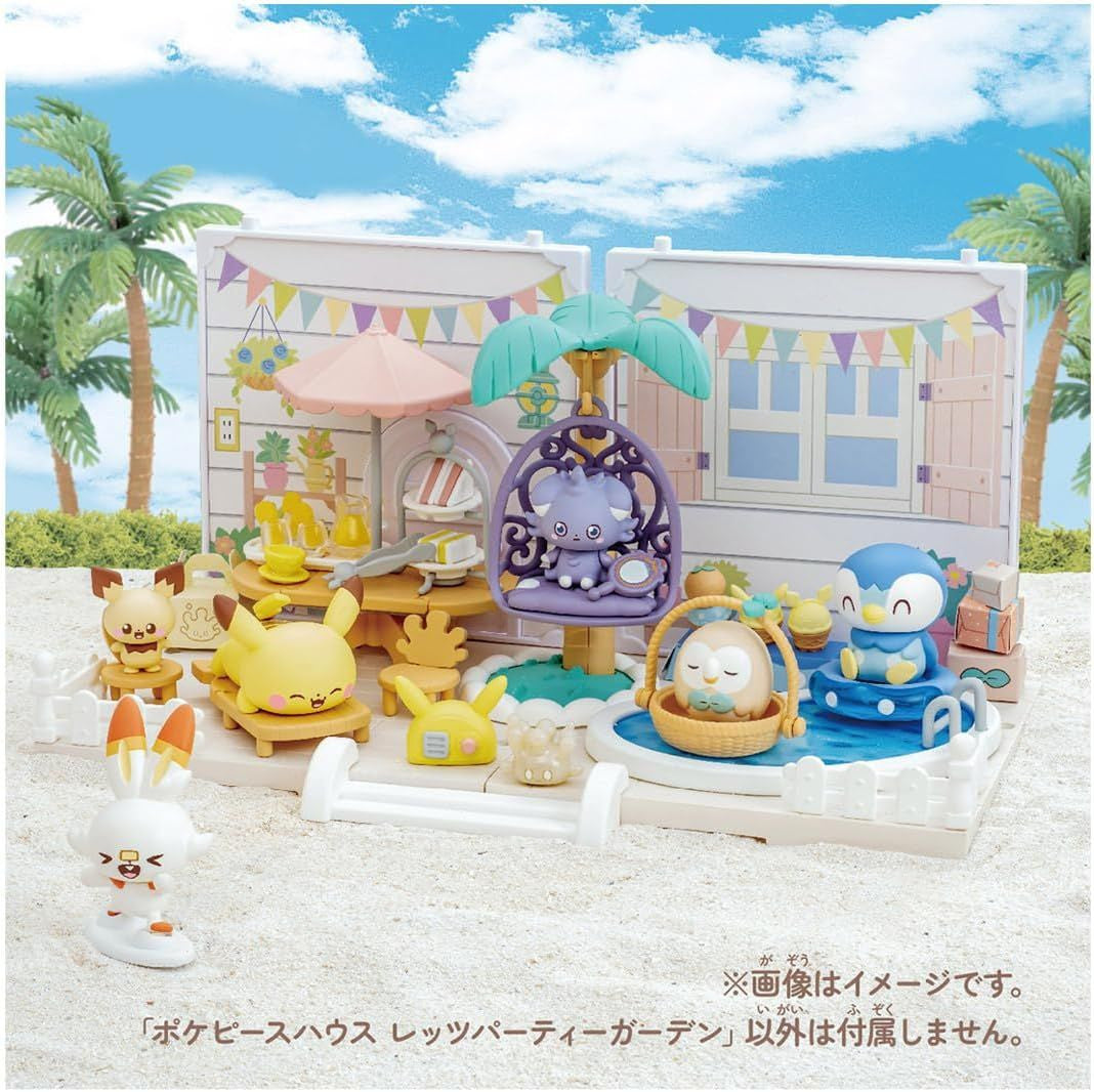 Takara Tomy Pokemon PokePeace House - Let's Party Garden Set