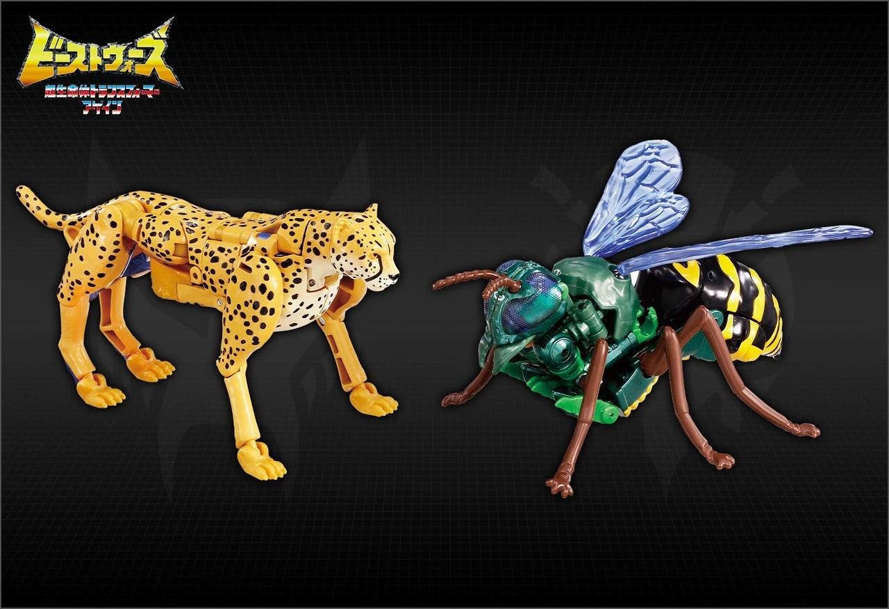  Takara Tomy Transformers Beast Wars: Instant Showdown Cheetor & Waspinator Figure