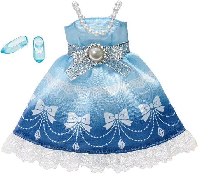 Takara Tomy Licca Doll Dress Set Ribbon Crystal (My First Dress)